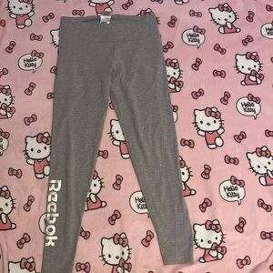 Grey Reebok leggings Juniors M